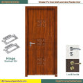 Puerta de madera pura de la puerta del PVC del retrete de la puerta del PVC